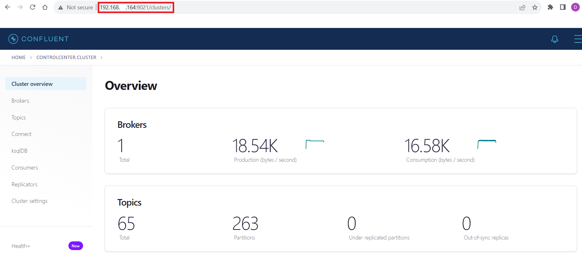 Connect with Confluent Control Center