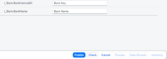 Custom CDS View Elements Screen in SAP