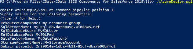AzureDeploy.ps1 - Start