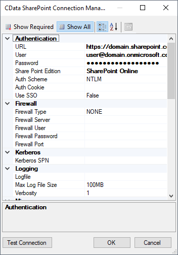 Connecting to SharePoint