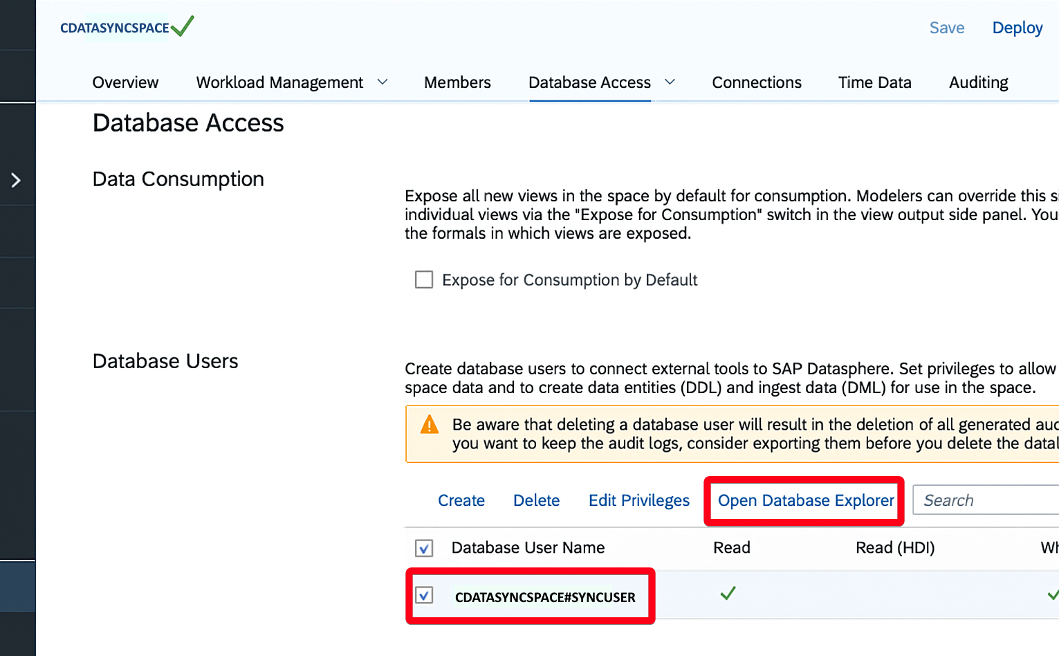Open Database Explorer