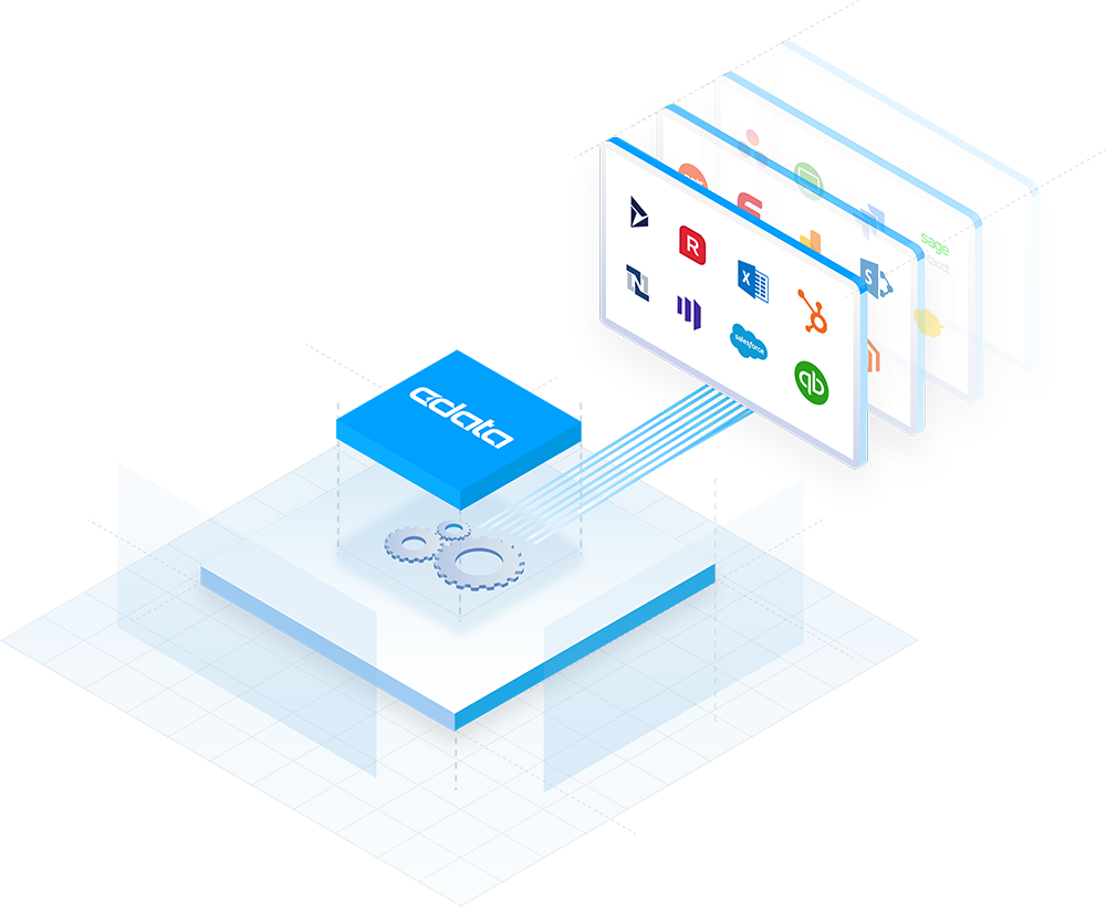 Connect to BI & Analytics Data Source with CData SQL Connectors Diagram